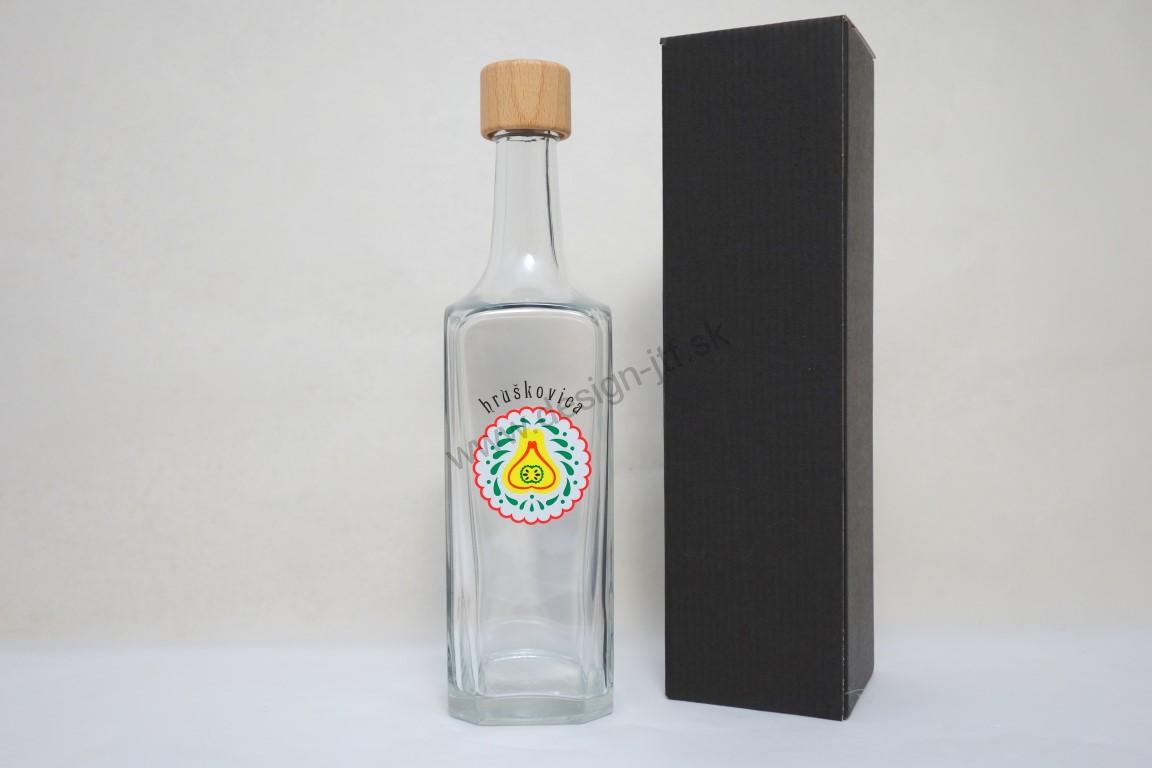 Fľaša 0,70 l SLIVOVICA stredná + Pre každého muža