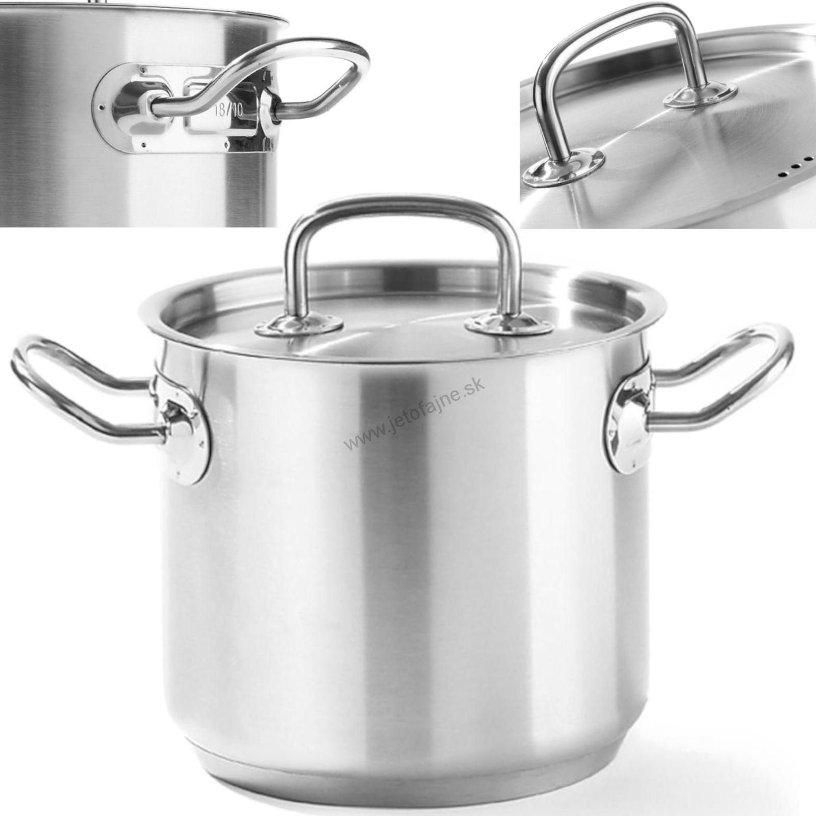 Hrniec vysoký s pokrievkou KITCHEN 24 cm / 9 l