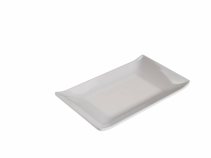 Podnos melamín biely 28,6x18x2,8 cm