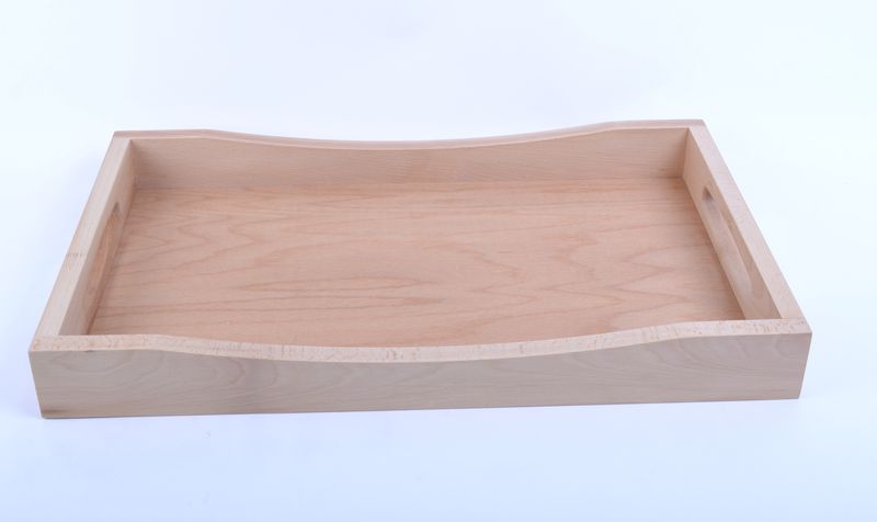 Servírovací podnos 630x380x70cm, dno dekor buk