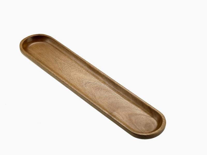 Servírovacia doska AKACIA 60x12x3 cm okraj