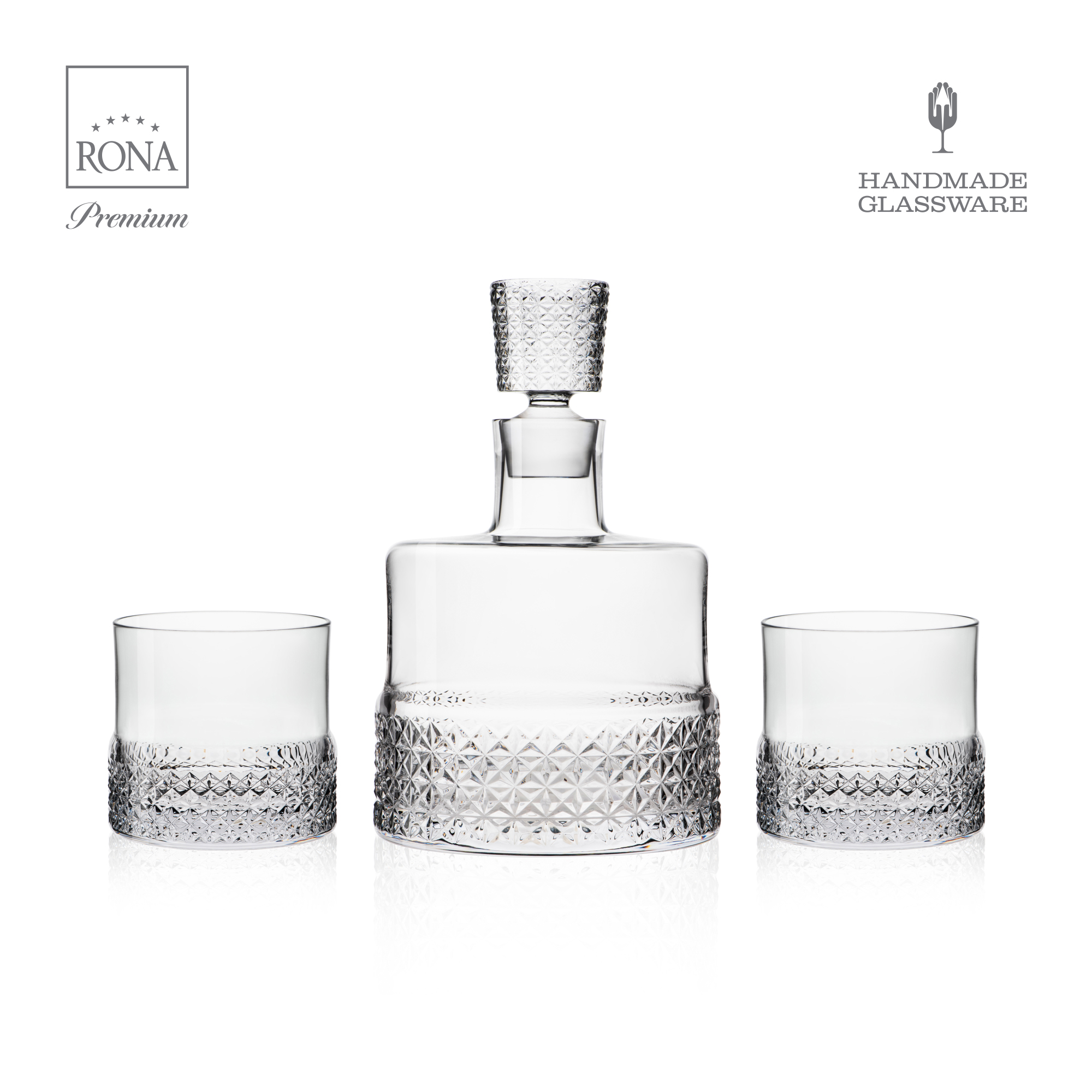 WHISKY SET PREMIUM 1+2 handmade