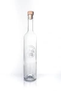 Fľaša SLIVOVICA 0.5 l (biela potlač) 