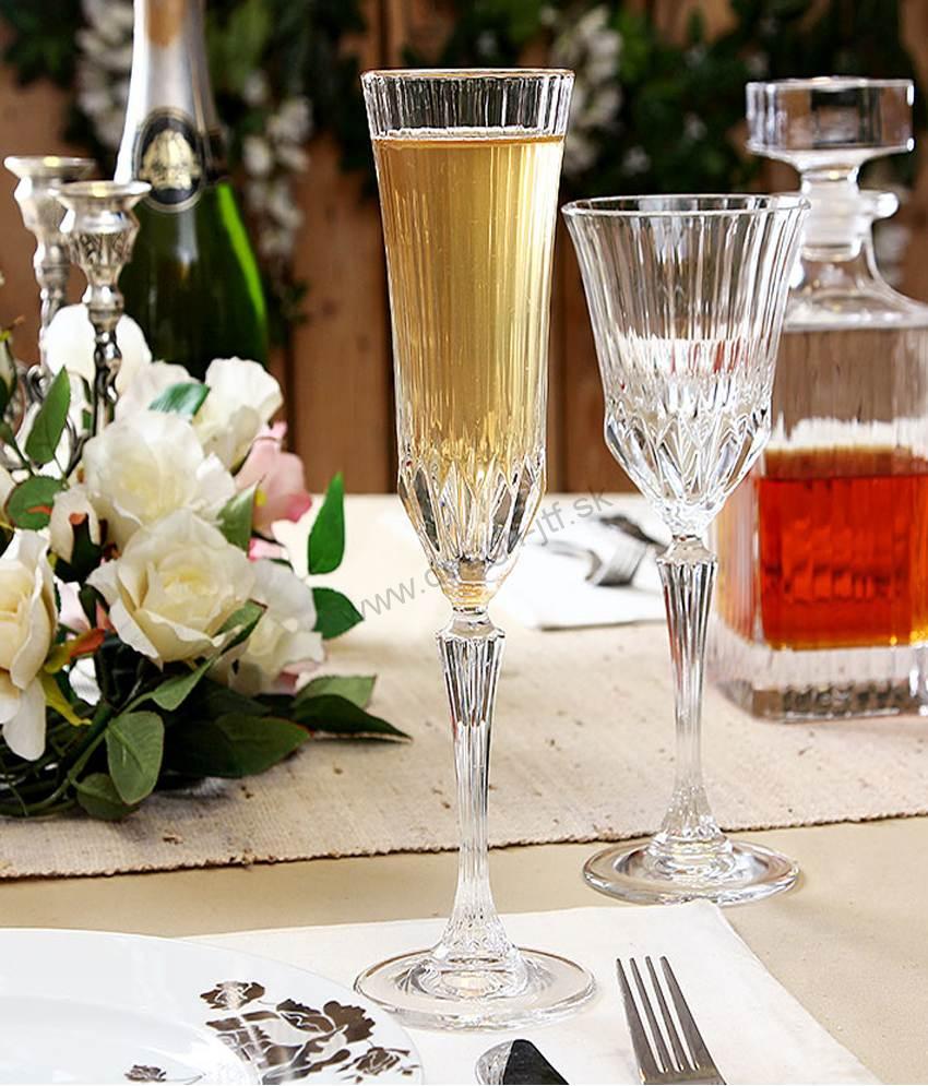 Poháre na sekt flauta Adagio 180 ml 6 ks