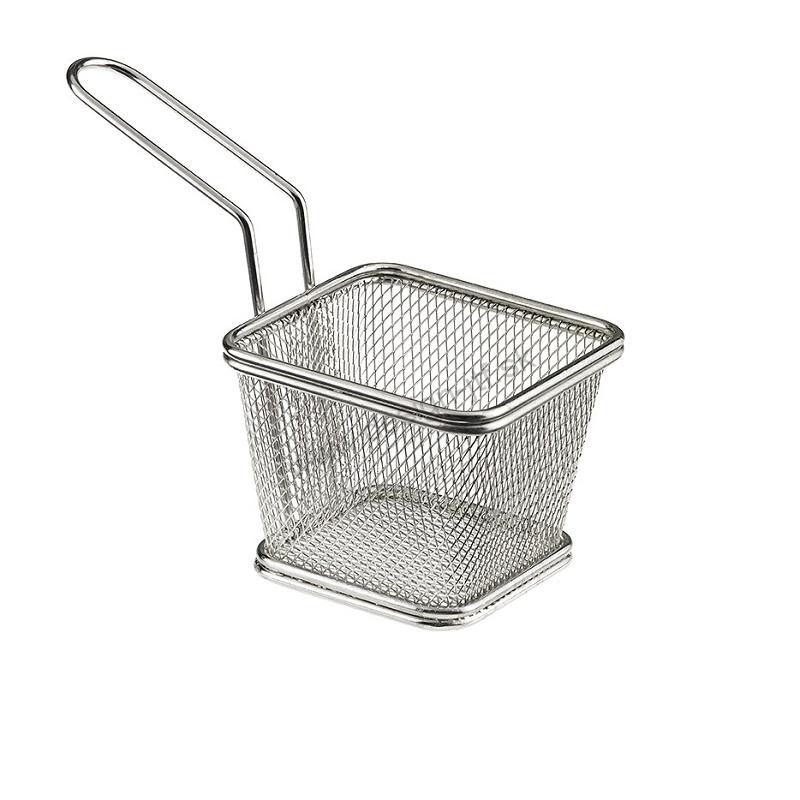 Košík nerezový servírovací 10x10x8 cm T5422 vhodný do umývačky riadu