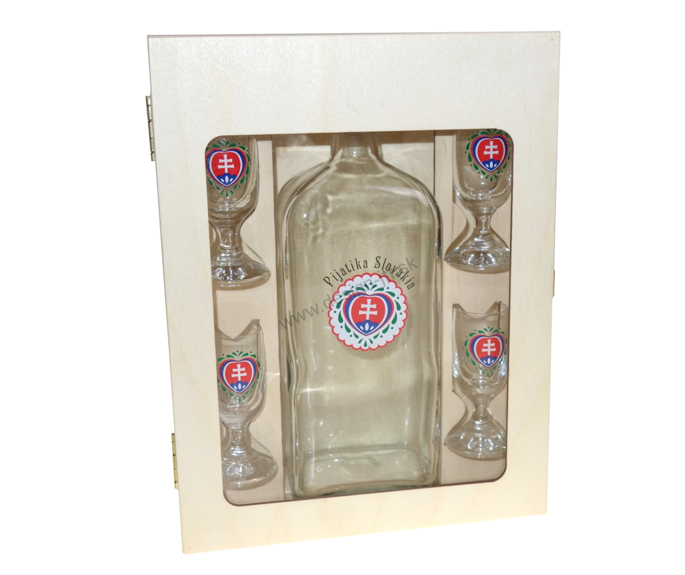 Darčeková kazeta Širokáň - PIJATIKA SLOVAKIA (0,7 l + 4x 0,02 l)