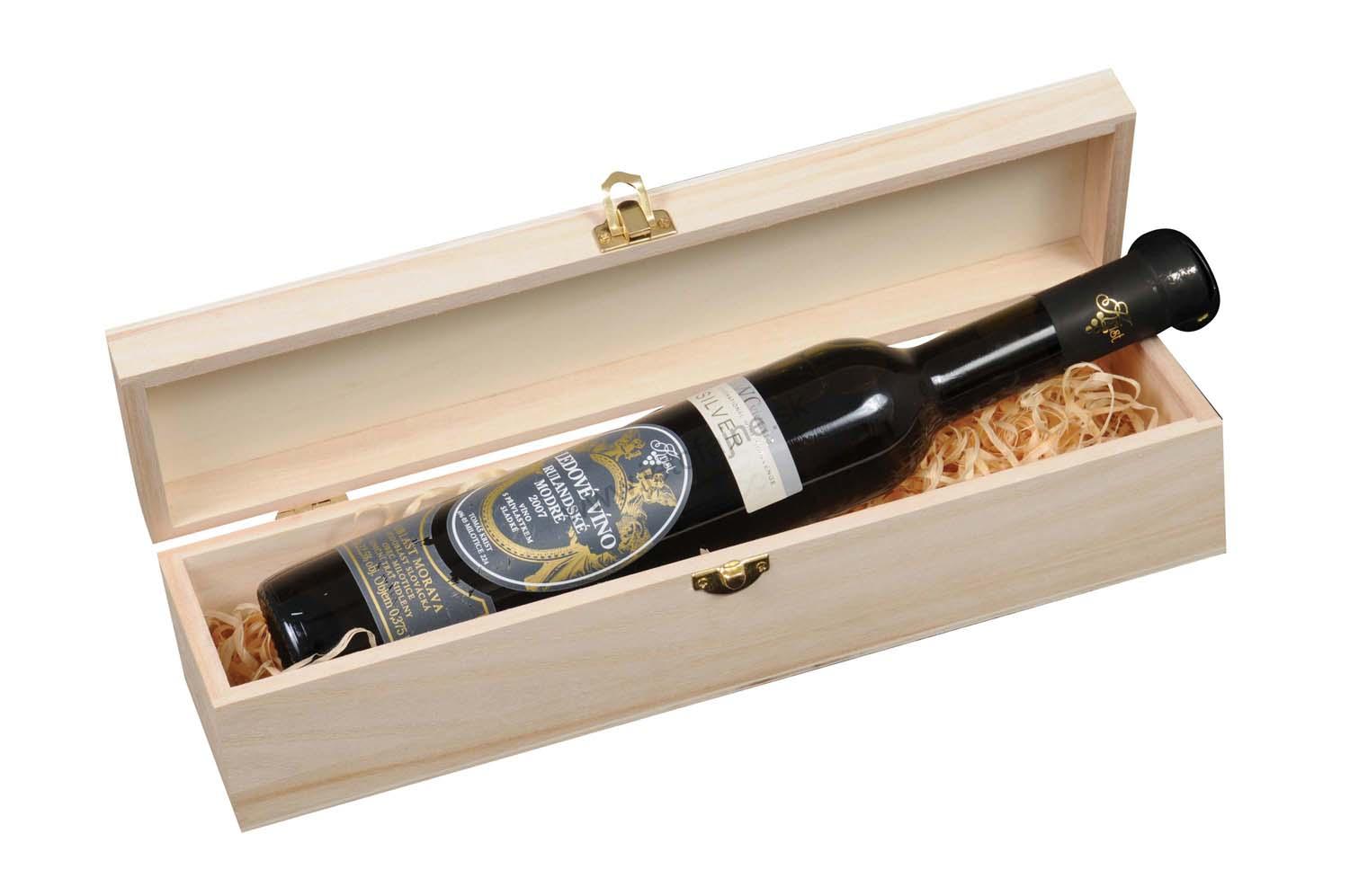 Drevená kazeta na 1 fľašu C0010