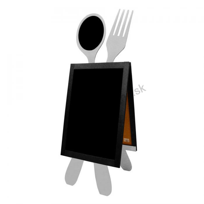 Pútač P2BLSZ príbor - STRIEBORNÁ FARBA -  173 x 63 x 6 cm