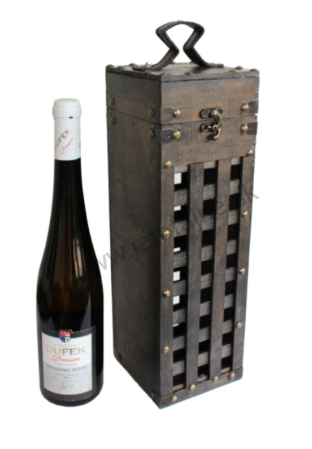 Drevený box na 1 víno F0025