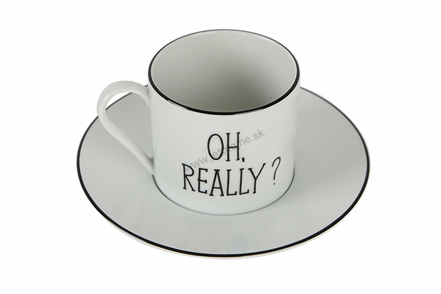 Šálka 180 ml s podšálkou BE HAPPY