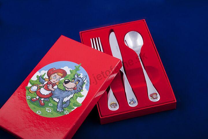 Detský príbor súprava 3-dielna Karkulka