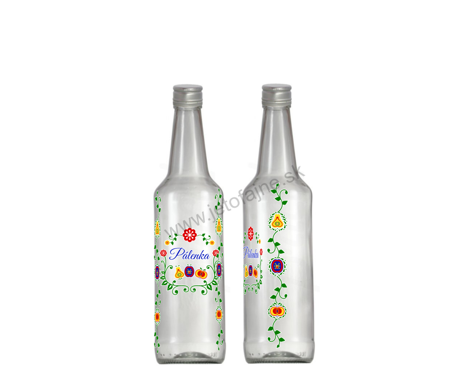 Fľaša 0,50 l PÁLENKA Čaja