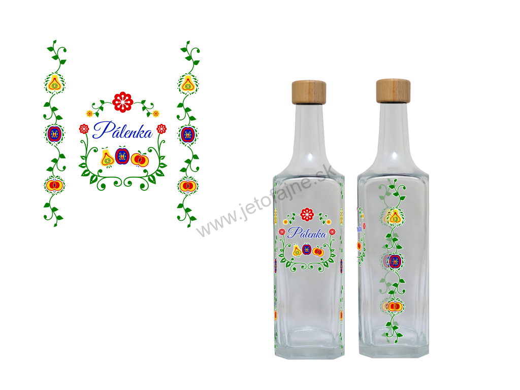 Fľaša 0,50 l PÁLENKA Čaja