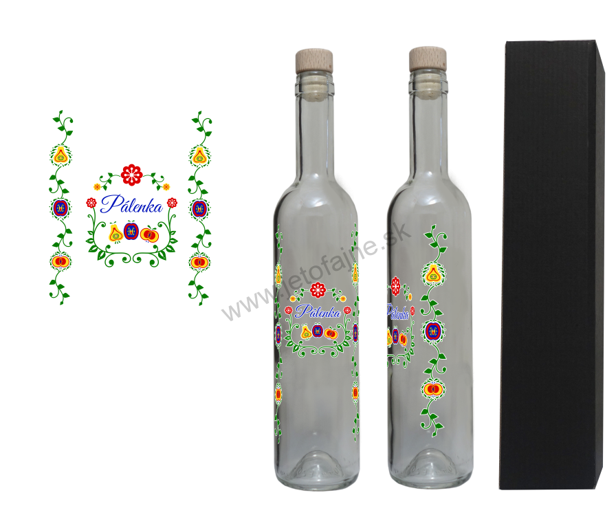 Fľaša 0,50 l PÁLENKA Čaja