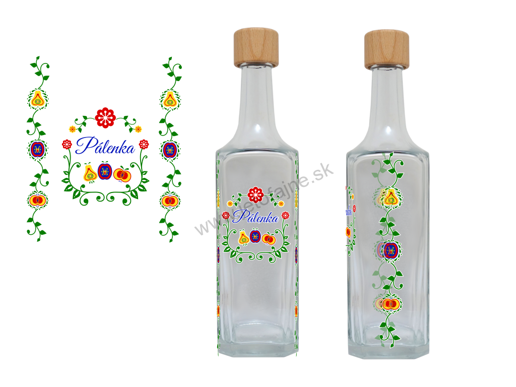 Fľaša 0,70 l PÁLENKA Čaja