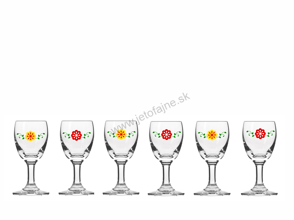 Panák 20 ml PÁLENKA Čaja 6 ks