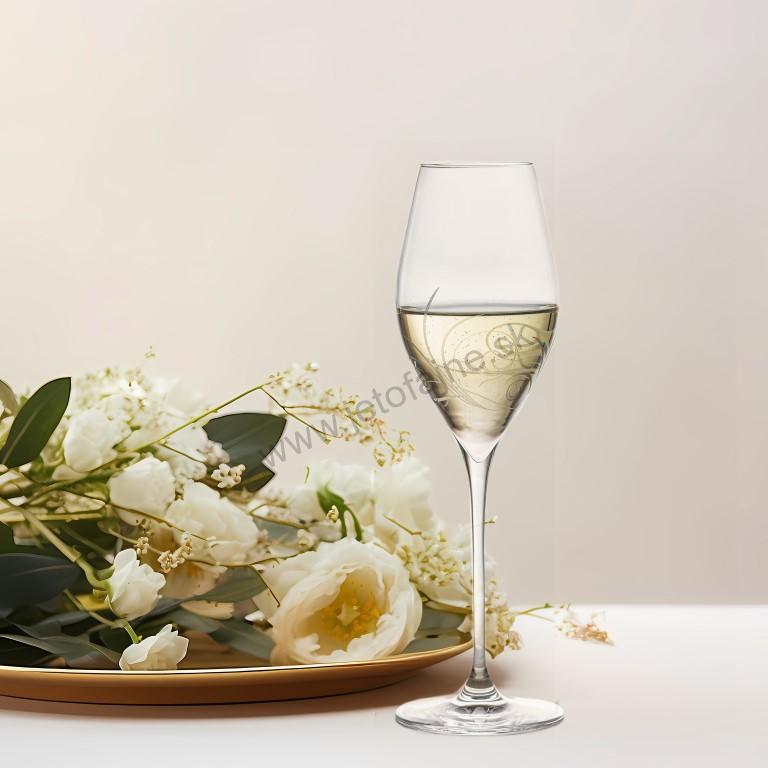 Poháre na prosecco MEADOW 320 ml 4 ks