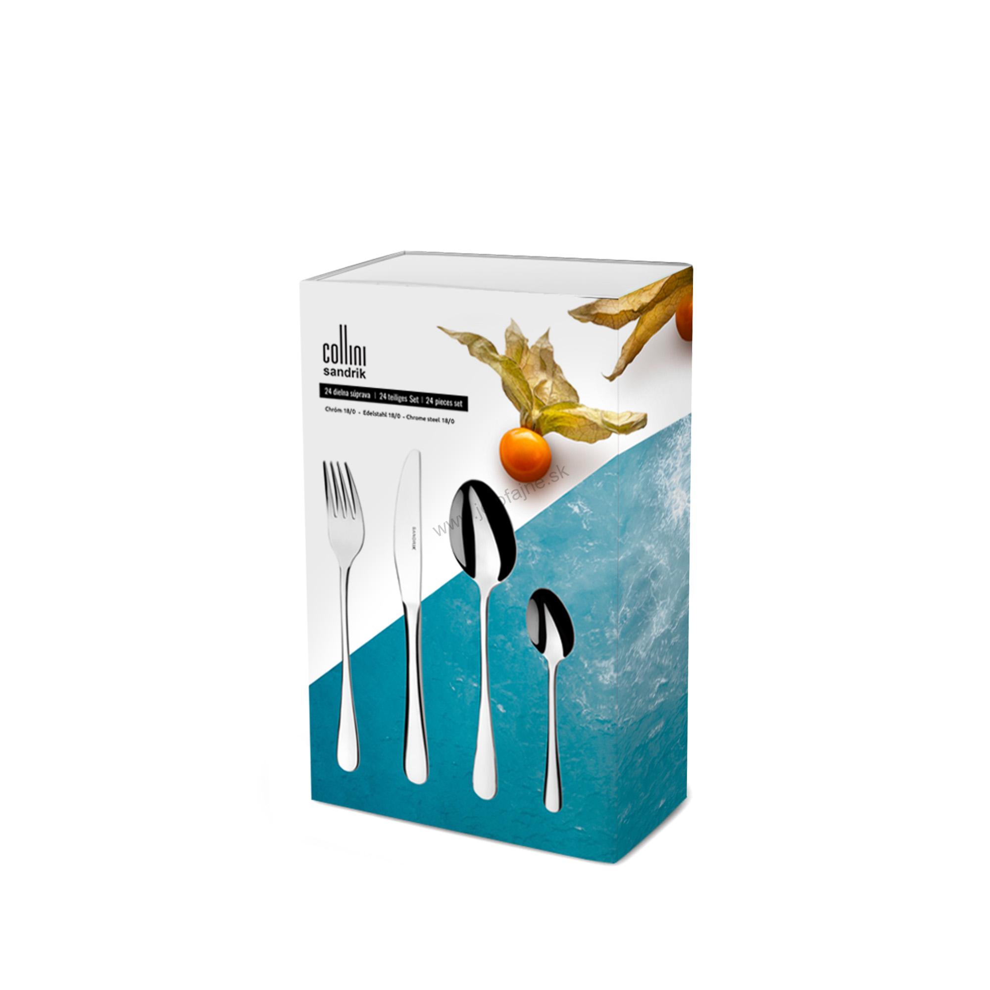 Príborová súprava ZLATÁ 24 diel Hotel PVD-gold