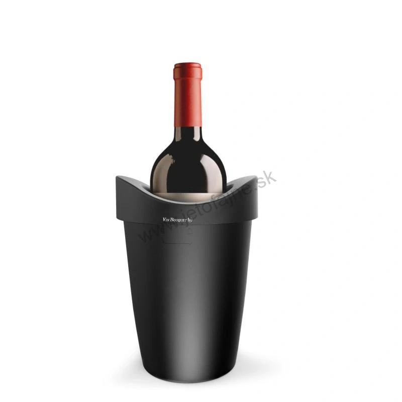 Chladič na víno a sekt čierny Deluxe
