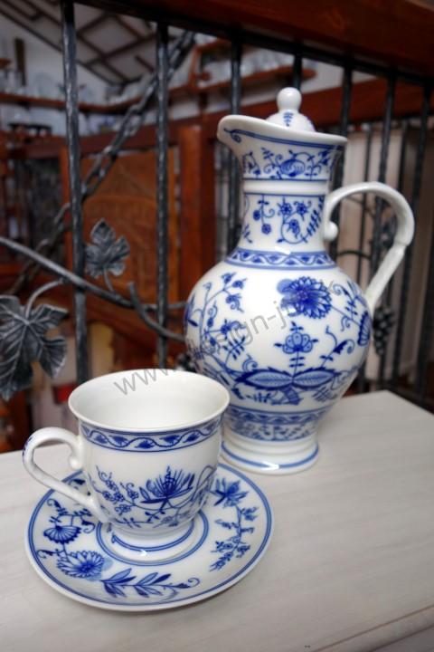 Sada krčah a 6 šálok 0,30 l s podšálkami