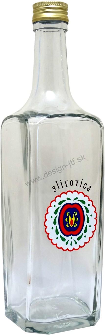 Fľaša 0,70 l SLIVOVICA stredná*