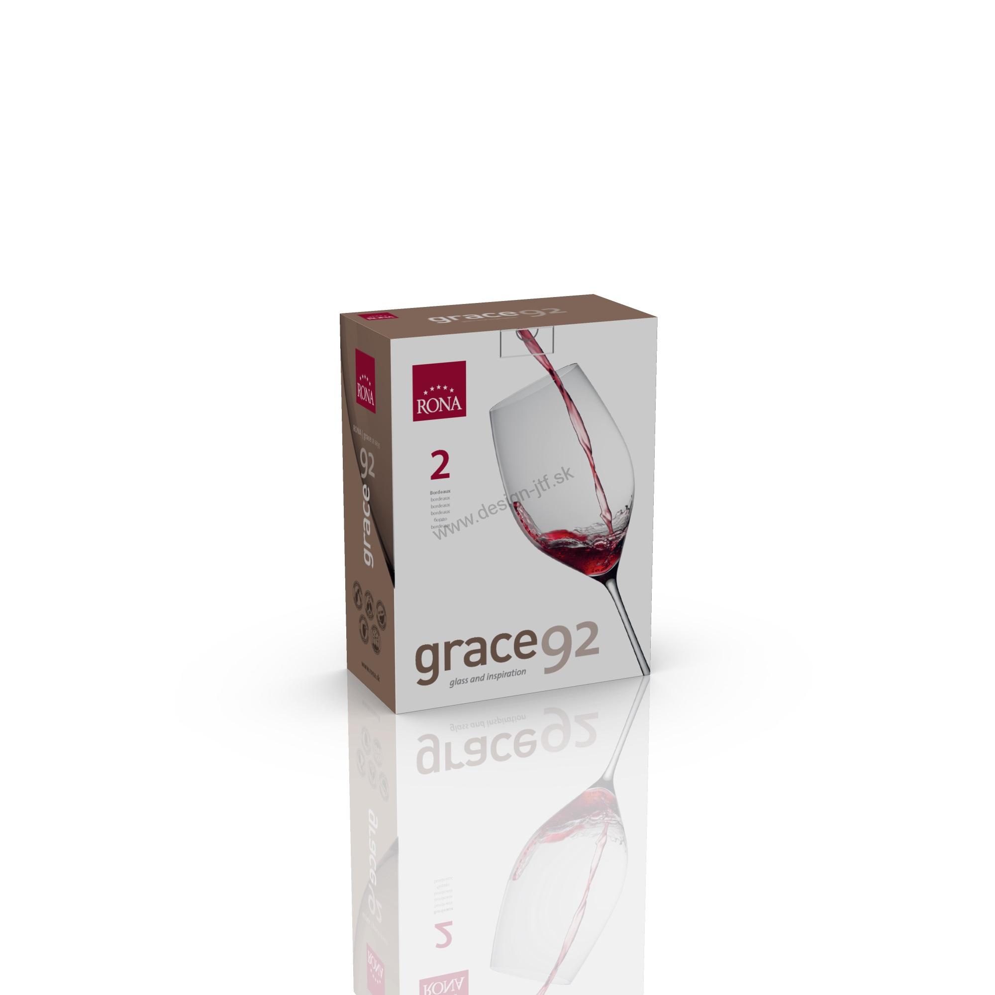 Poháre na víno 920 ml Grace 2 ks