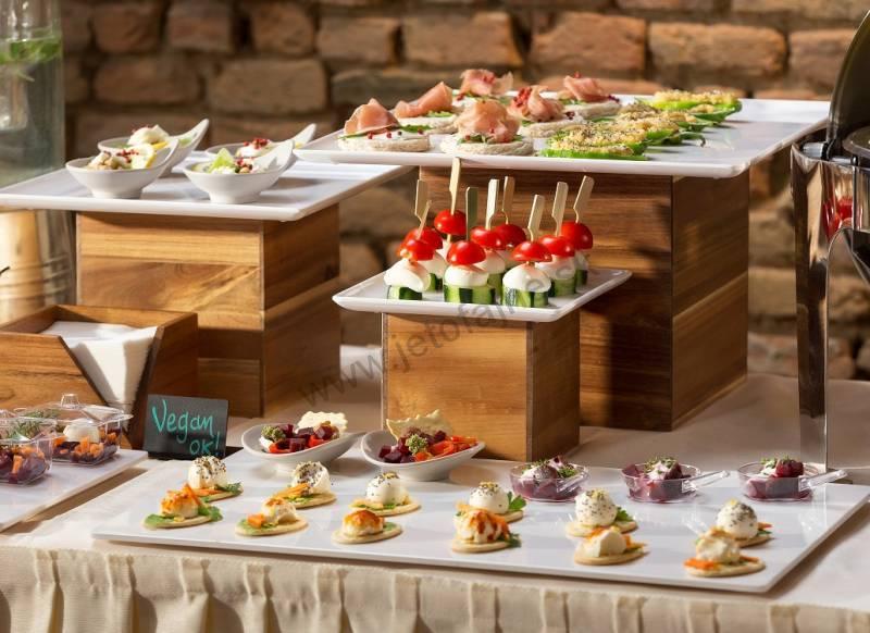 Podnos melamín biely Avenue GN 2/4 - 53x16x1,2 cm