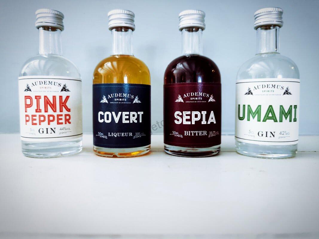 AUDEMUS Tasting Set Mini 4x 5 cl