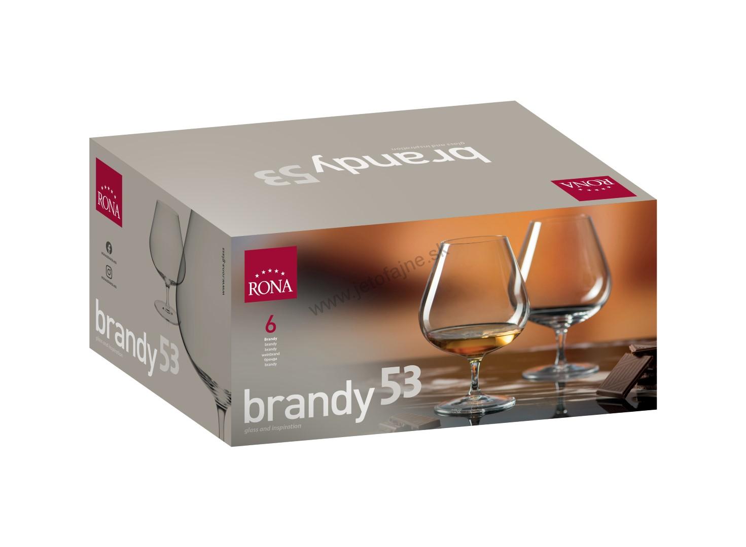 Poháre na brandy (cognac) 530 ml Universal 6 ks