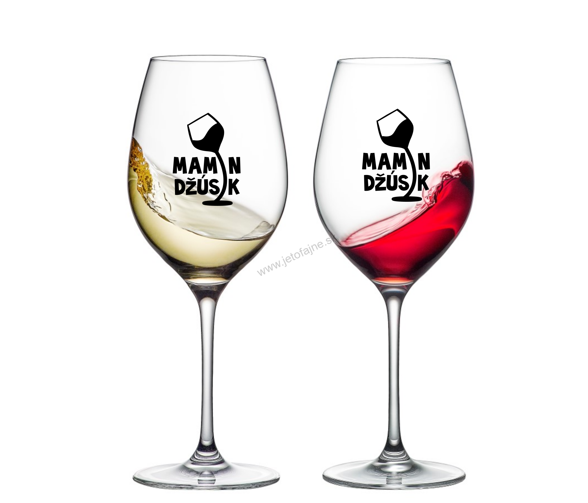 Pohár na víno "Mamin džúsik" 470 ml