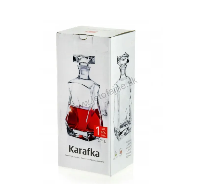 Fľaša whisky so zátkou 0,75 l 