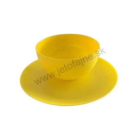 Sada misiek, set 3 ks, žlté, nerozbitné misky, priemer 15 cm, objem 950 ml