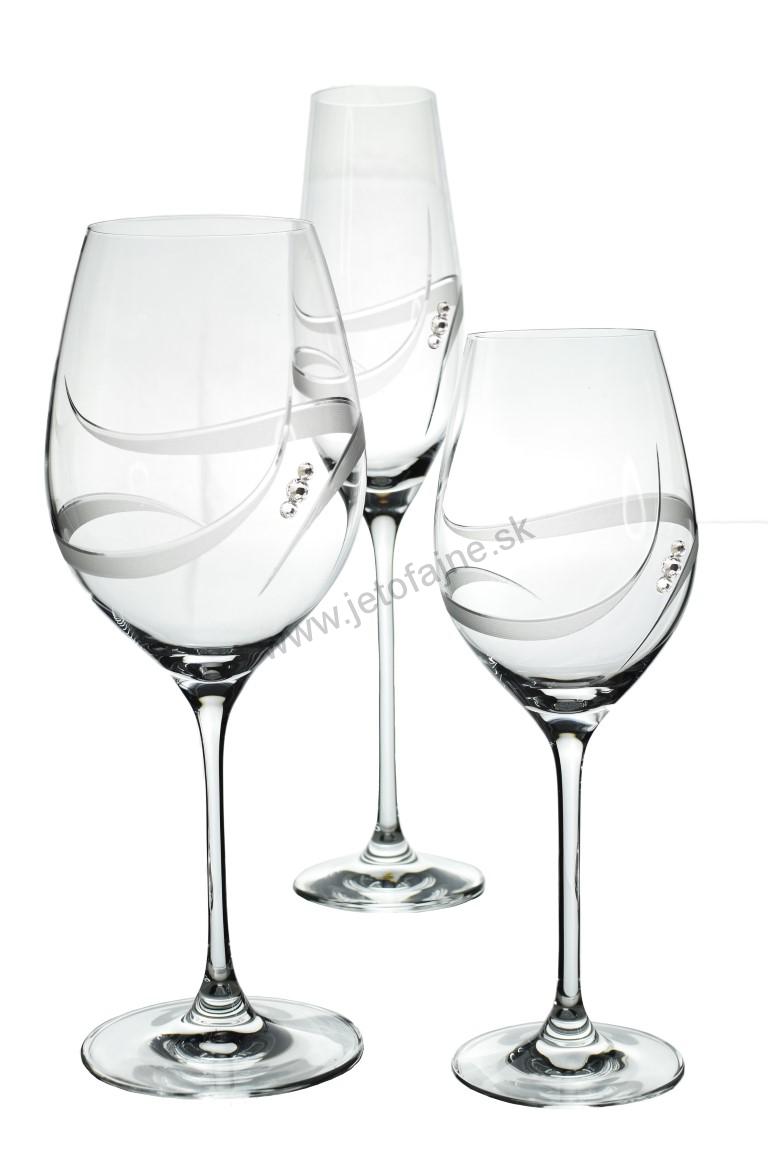 Poháre na sekt GALAXY 210 ml 2 ks + pieskovanie