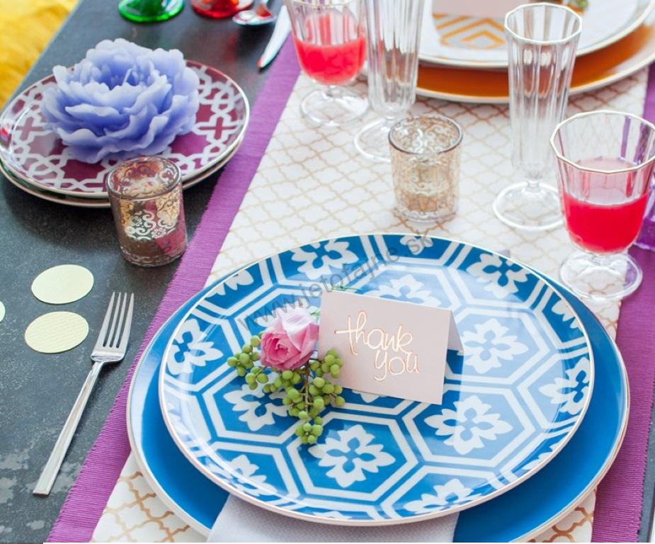 Tanier dezertný 20 cm MOROCCO purple