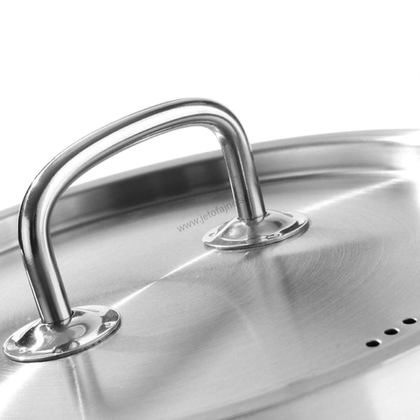 Hrniec nízky s pokrievkou KITCHEN 20 cm / 2,9 l