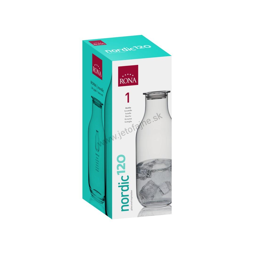 Fľaša NORDIC 1200 ml s akrylovým viečkom