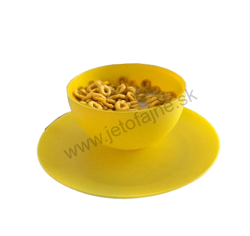 Sada misiek, set 3 ks, žlté, nerozbitné misky, priemer 15 cm, objem 950 ml