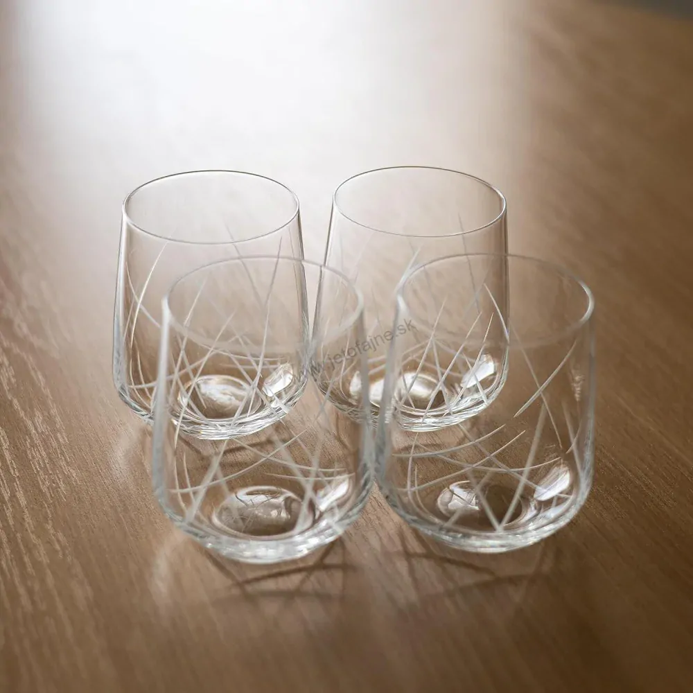 Poháre na whisky KRIS-KROS 350 ml 4 ks